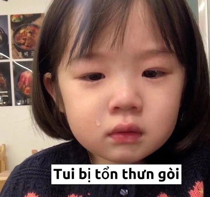 Meme em bé dễ thương cực lầy