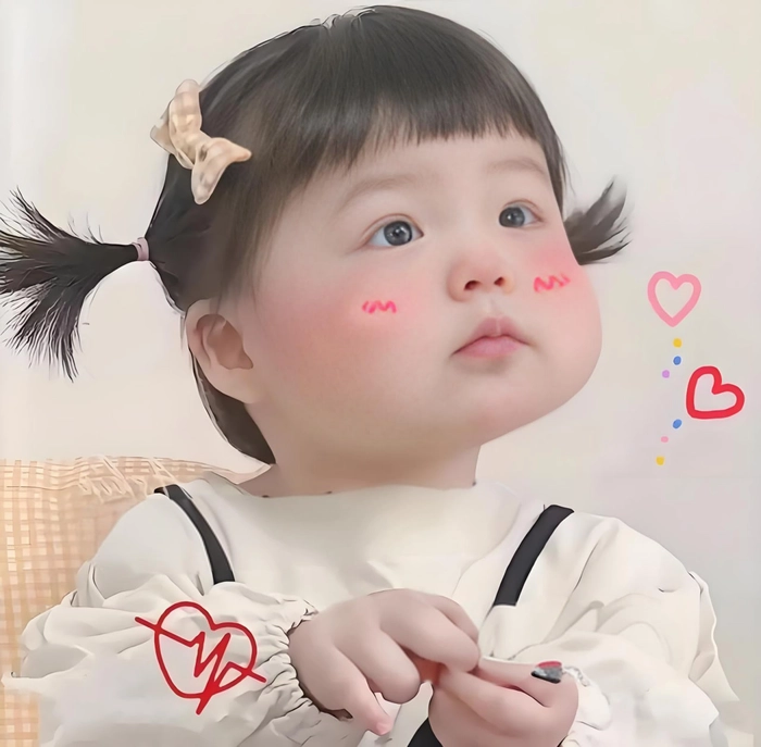 Meme em bé dễ thương khiến ai cũng cười