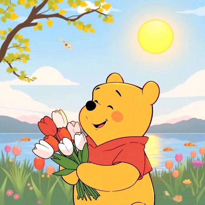 Meme gấu Pooh sáng tạo cực bá đạo