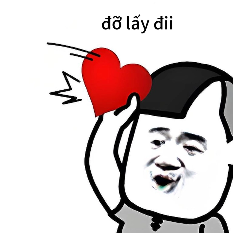 Meme gấu trúc bắn tim đáng yêu
