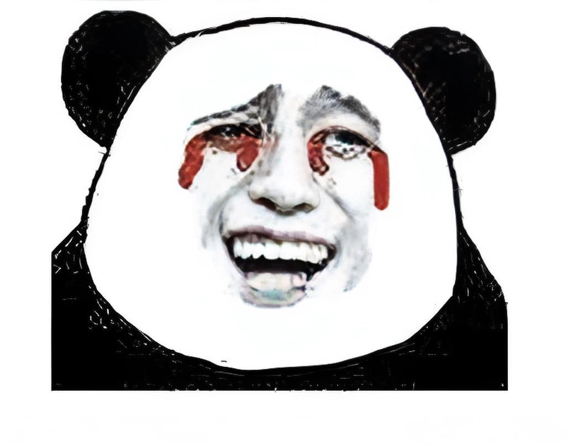 Meme gấu trúc kinh dị hài hước để cài avatar