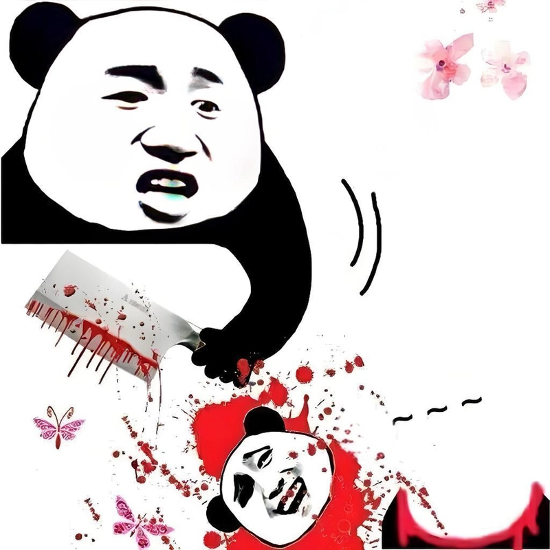 Meme gấu trúc kinh dị troll cực mạnh