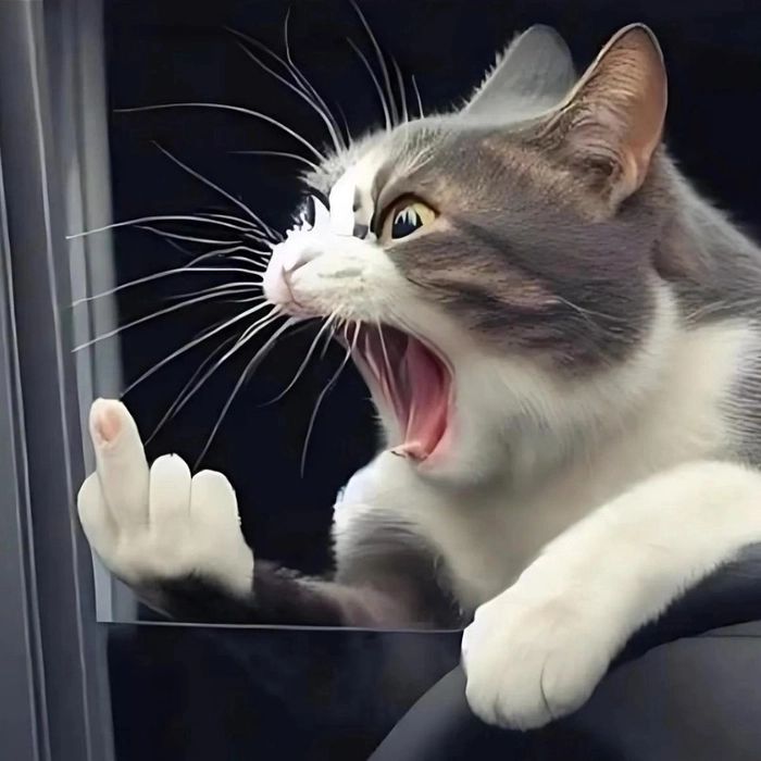 Meme ngón giữa hài hước và ngầu lòi