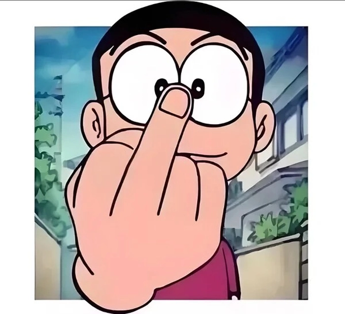 Meme ngón tay giữa cực hài và bá cháy