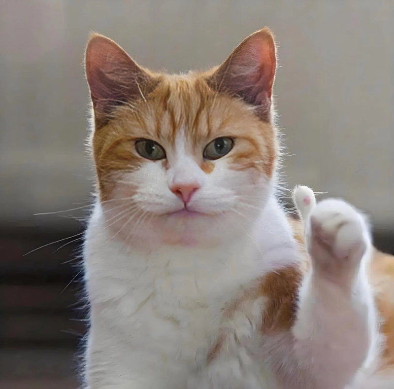 Mèo like meme dễ thương