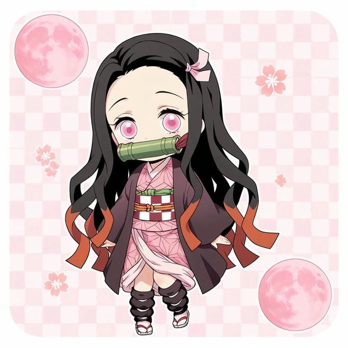 Nezuko chibi cute đáng yêu hút mắt