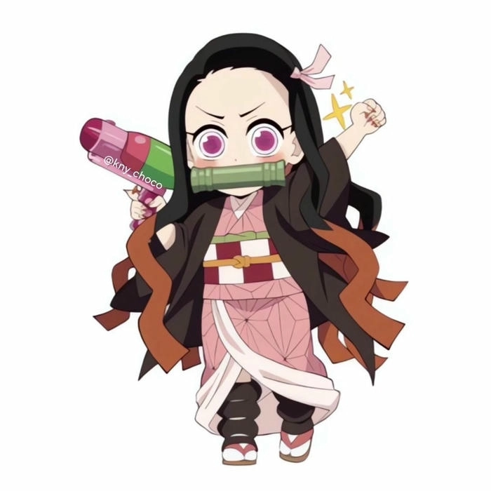 Nezuko chibi cute ngọt ngào trong anime