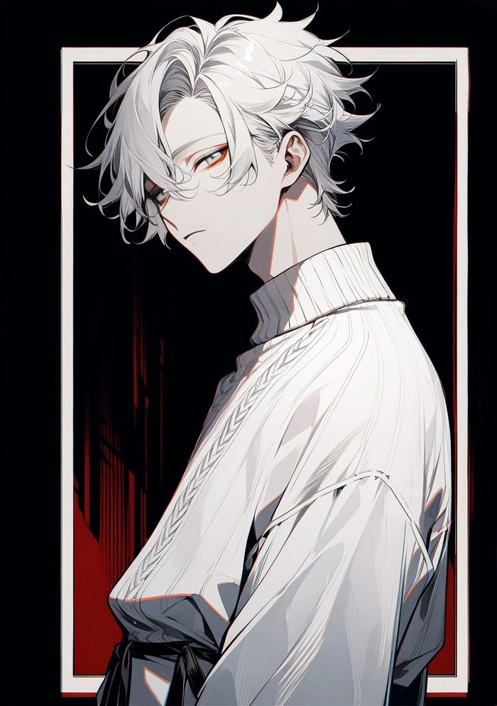 Nhân vật anime nam tóc trắng cool ngầu