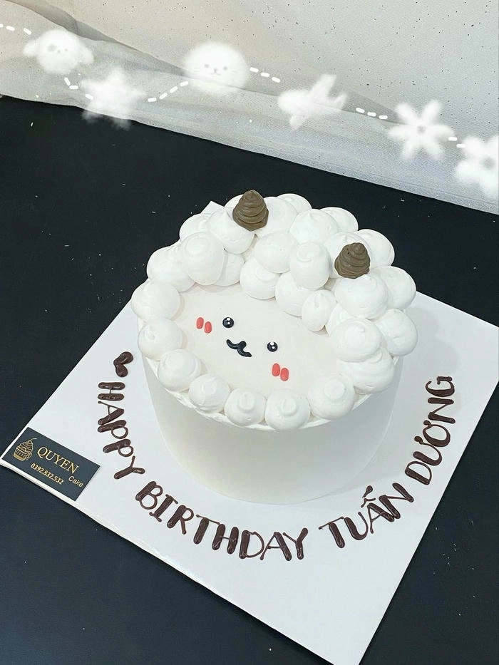 Những hình ảnh bánh sinh nhật đẹp ngọt ngào cute