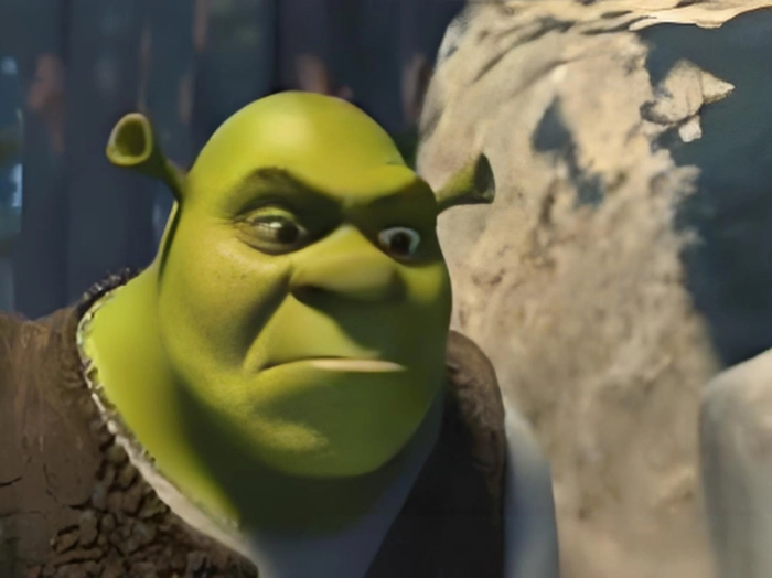 Shrek quái vật xanh meme đáng yêu