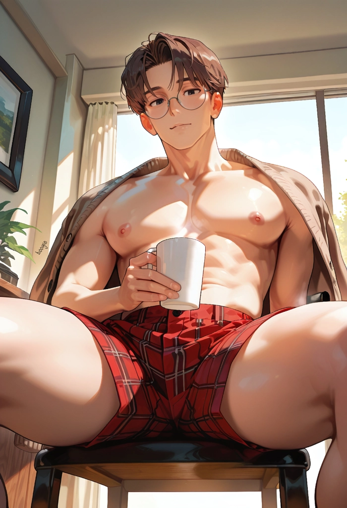 Ảnh Anime boy tóc nâu cool