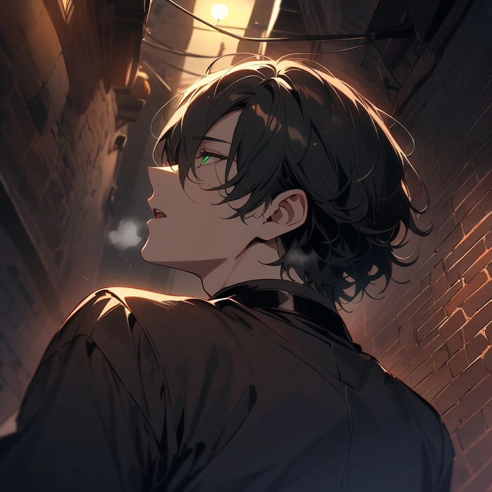 Ảnh Anime boy tóc nâu lạnh lùng