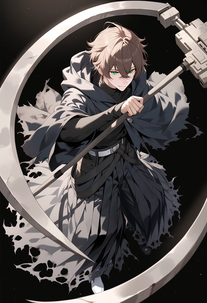 Ảnh Anime boy tóc nâu trầm tính