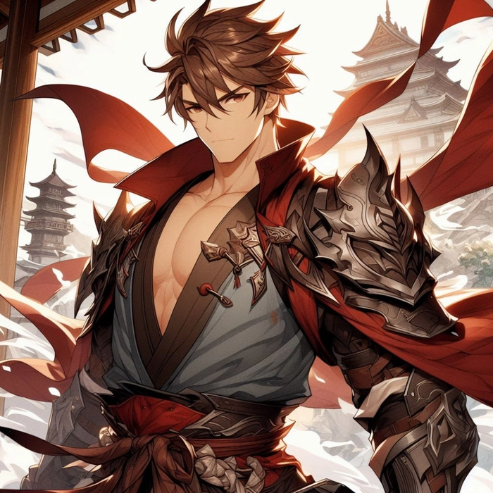 Ảnh Anime nam tóc nâu cool ngầu