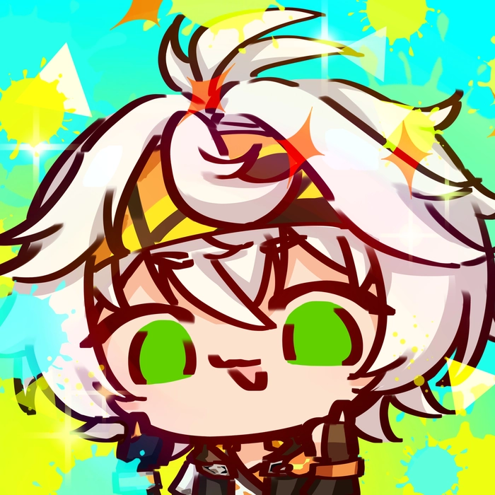 Ảnh Bennett Genshin anime style