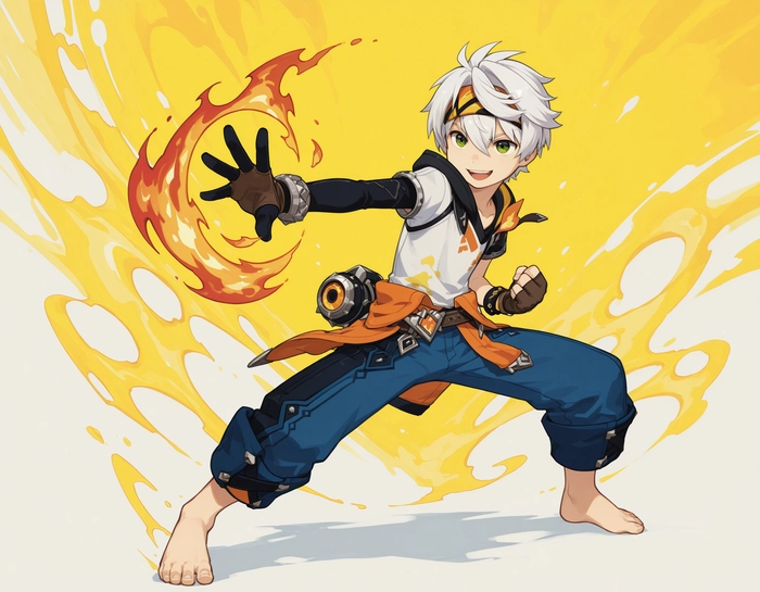Ảnh Bennett ngầu lạnh lùng Genshin