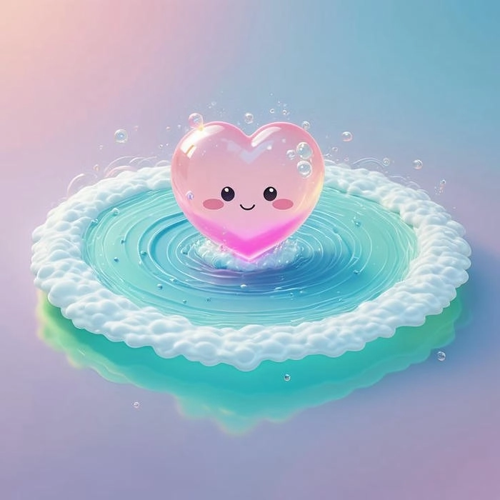 Ảnh anime cute 3D tinh tế