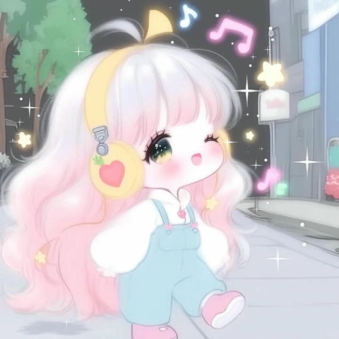 Ảnh anime cute dễ thương đáng yêu tinh nghịch