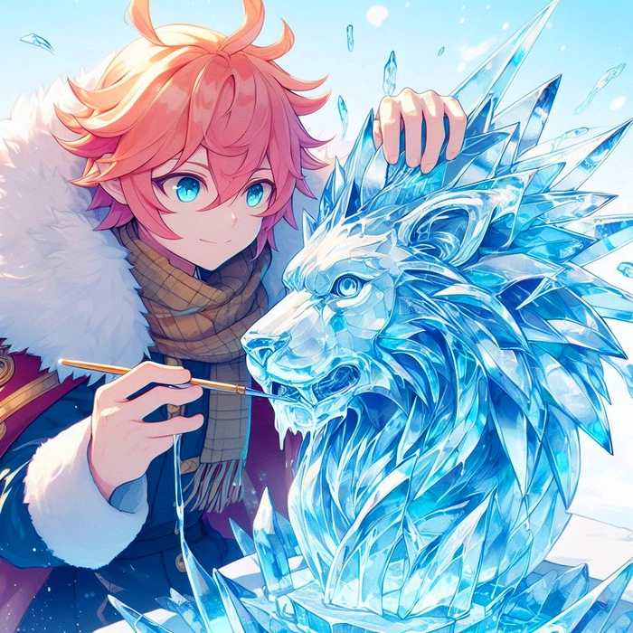 Ảnh anime nam tóc cam ấn tượng