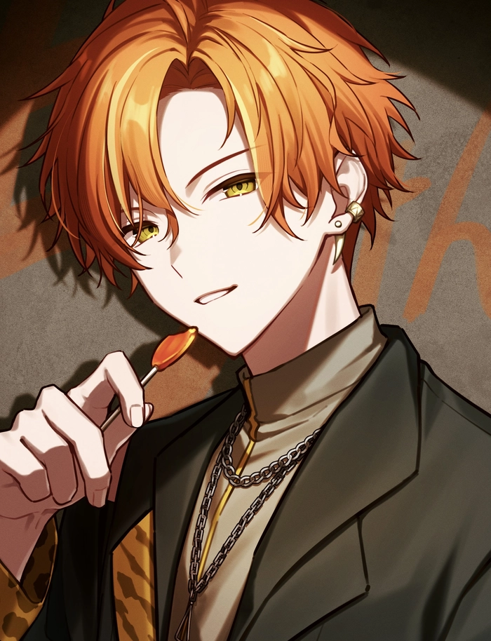 Ảnh anime nam tóc cam đẹp chuẩn soái