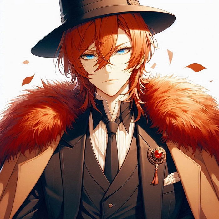 Ảnh anime nam tóc cam lạnh lùng