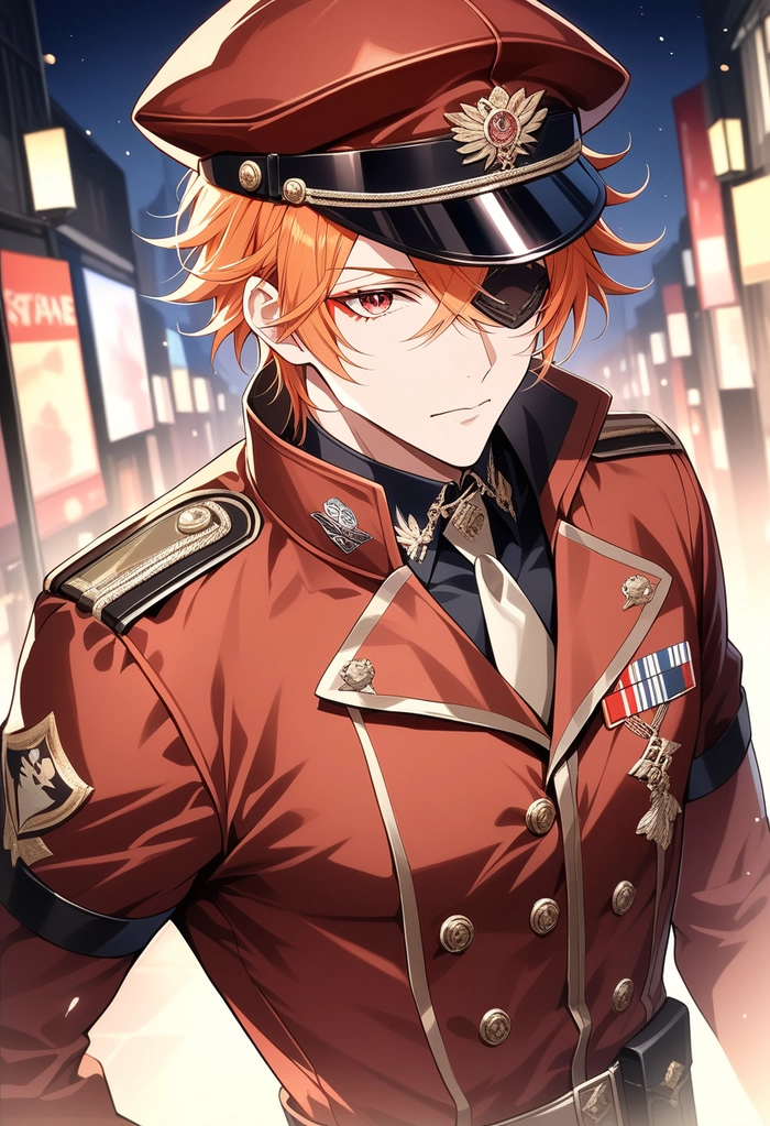 Ảnh anime nam tóc cam phong độ