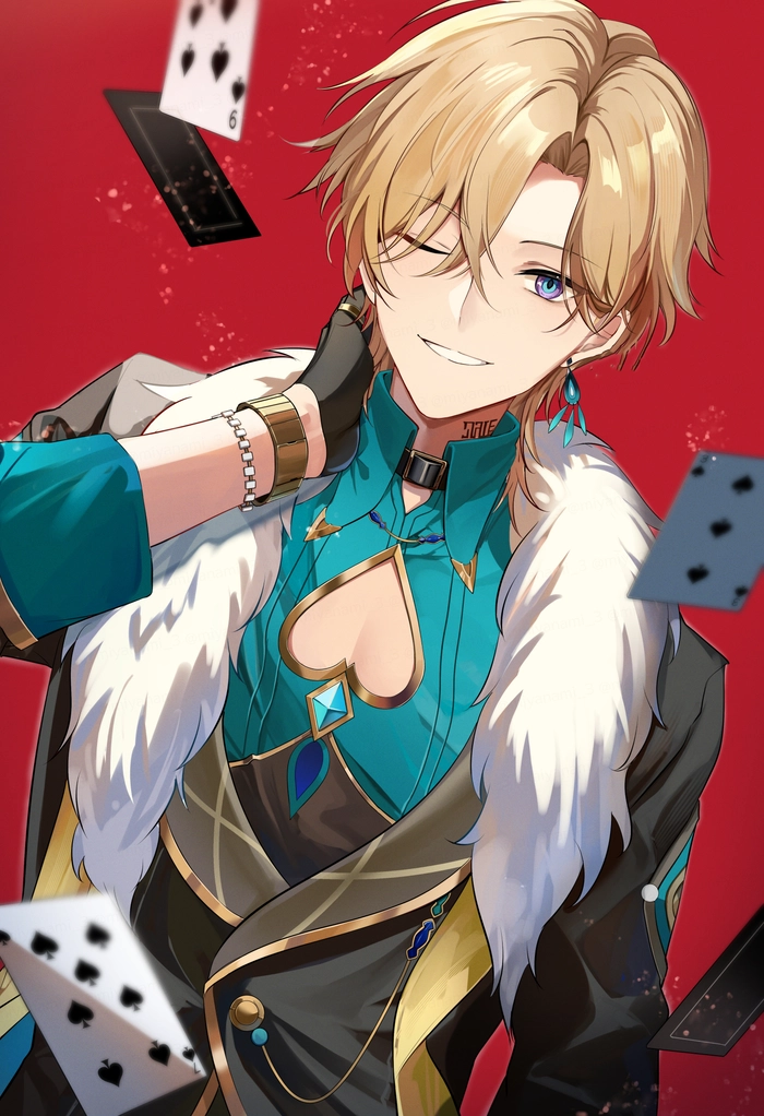 Ảnh anime nam tóc vàng