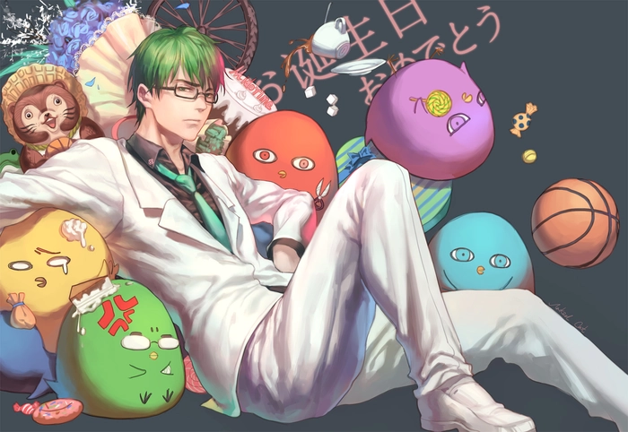 Ảnh anime nam tóc xanh lá