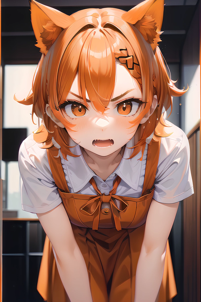 Ảnh anime nữ tóc cam đẹp mê hồn