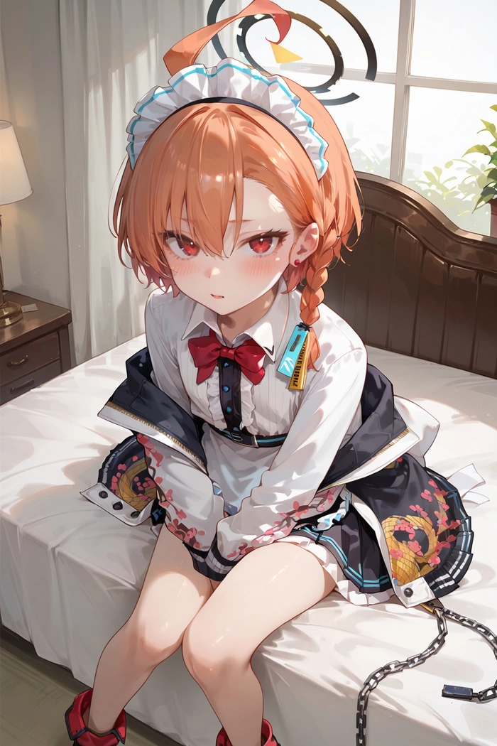 Ảnh anime nữ tóc cam thần thái quyến rũ