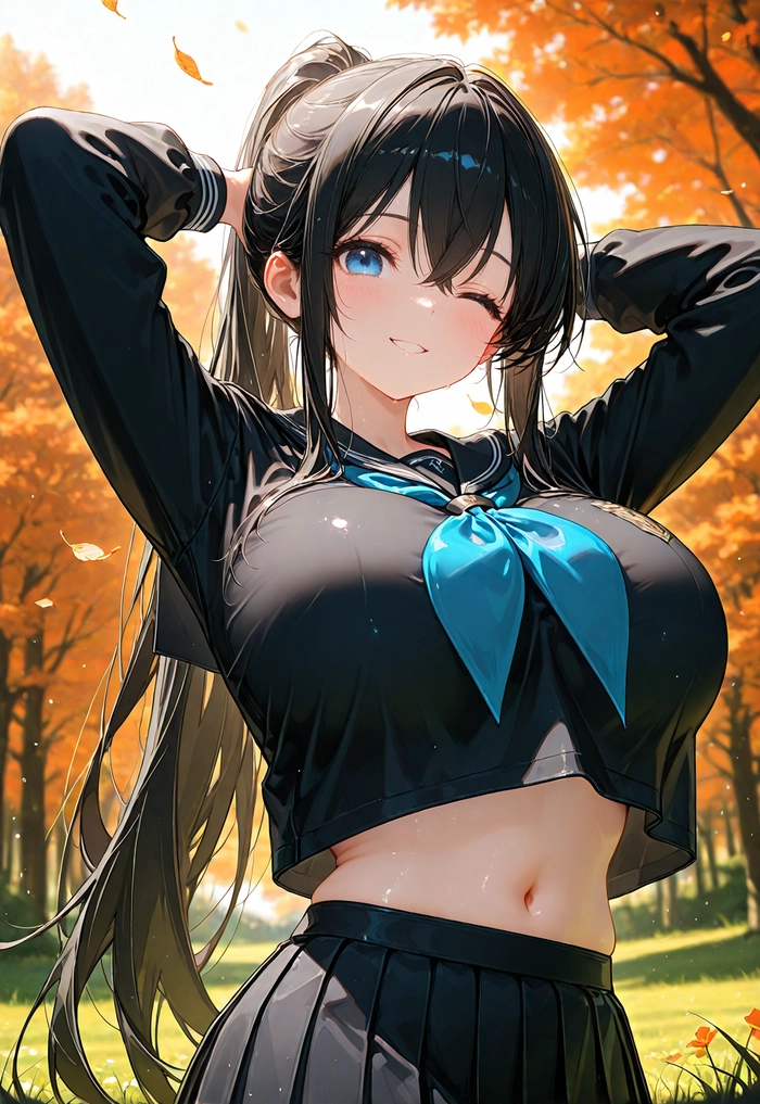 Ảnh anime nữ tóc đen lạnh lùng sang chảnh