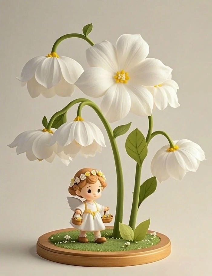 Ảnh bông hoa cute cực đáng yêu