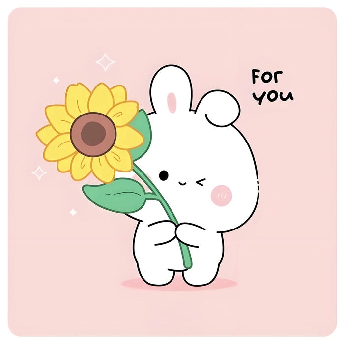 Ảnh chế tặng hoa vui vẻ