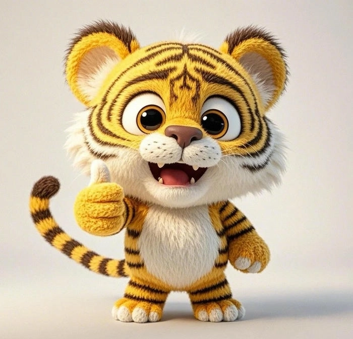 Ảnh chú hổ cute ngộ nghĩnh đáng yêu