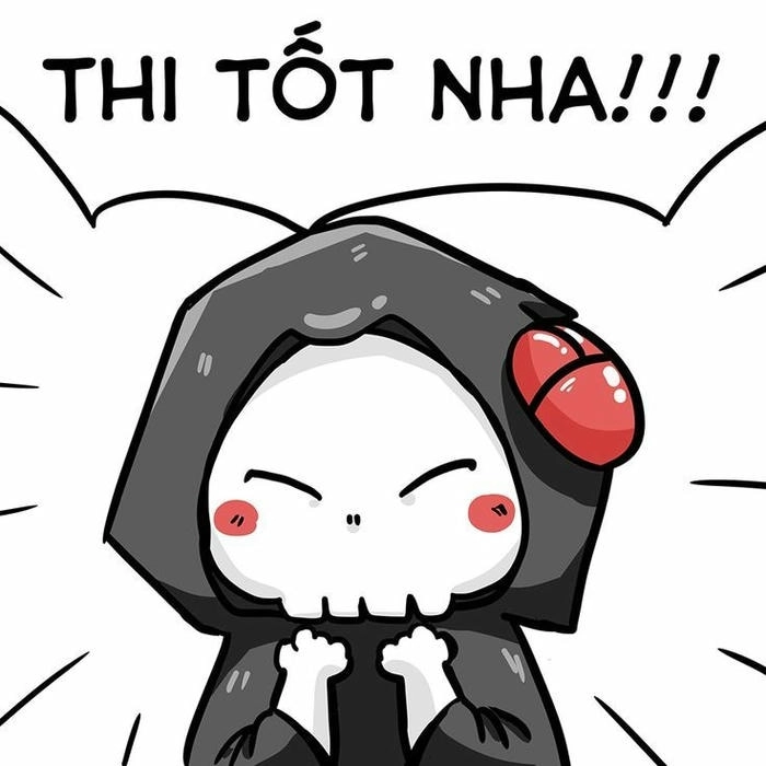 Ảnh chúc thi tốt cute truyền cảm hứng