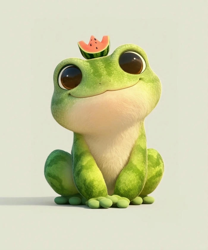 Ảnh con ếch cute cực đáng yêu