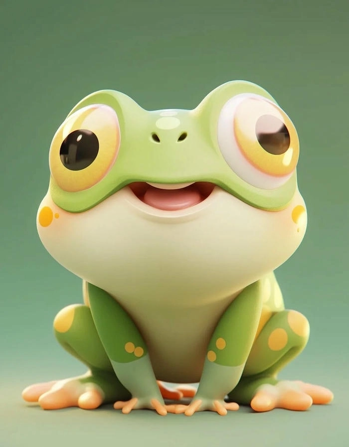 Ảnh con ếch cute đáng yêu hết nấc