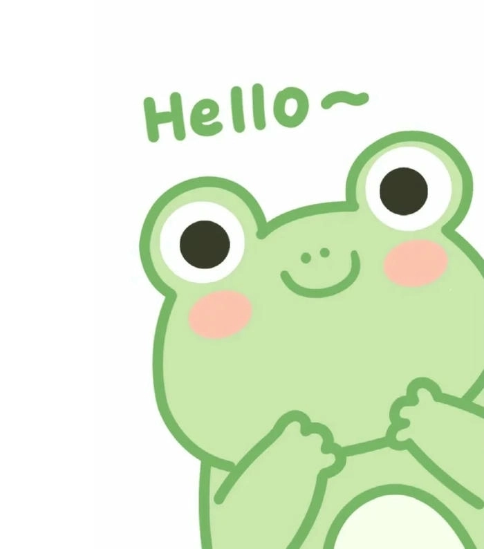 Ảnh con ếch cute xinh xắn