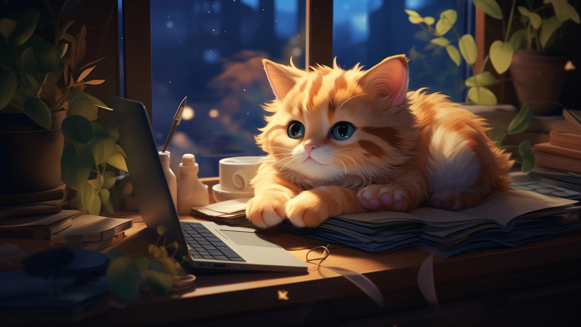 Ảnh cute cho máy tính dễ thương