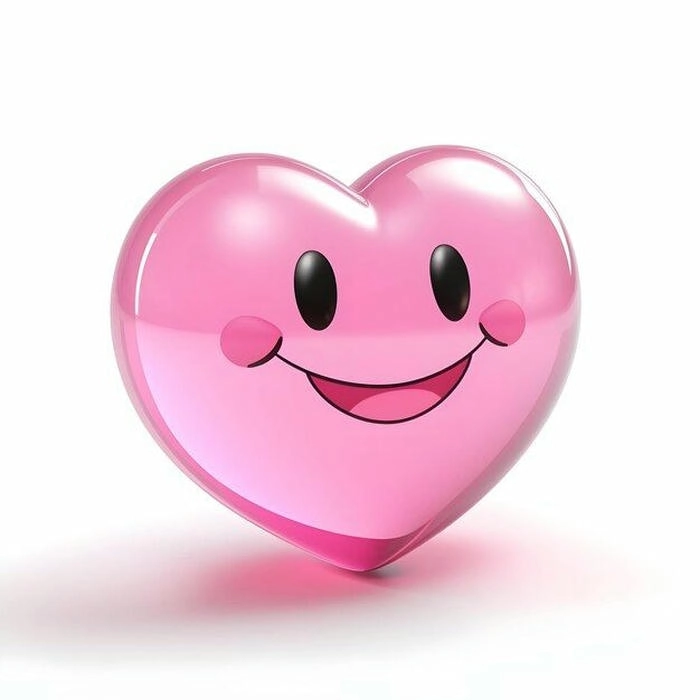 Ảnh cute hình trái tim rực rỡ