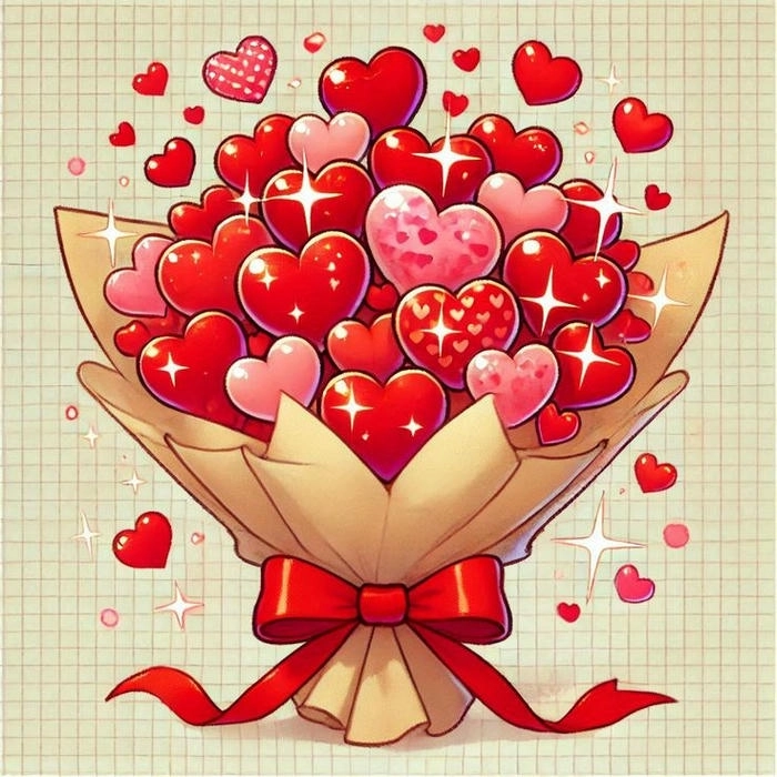 Ảnh cute trái tim bay bổng