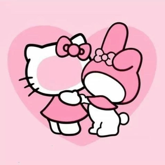Ảnh ghép mặt con vật cute 2 người đáng yêu độc đáo