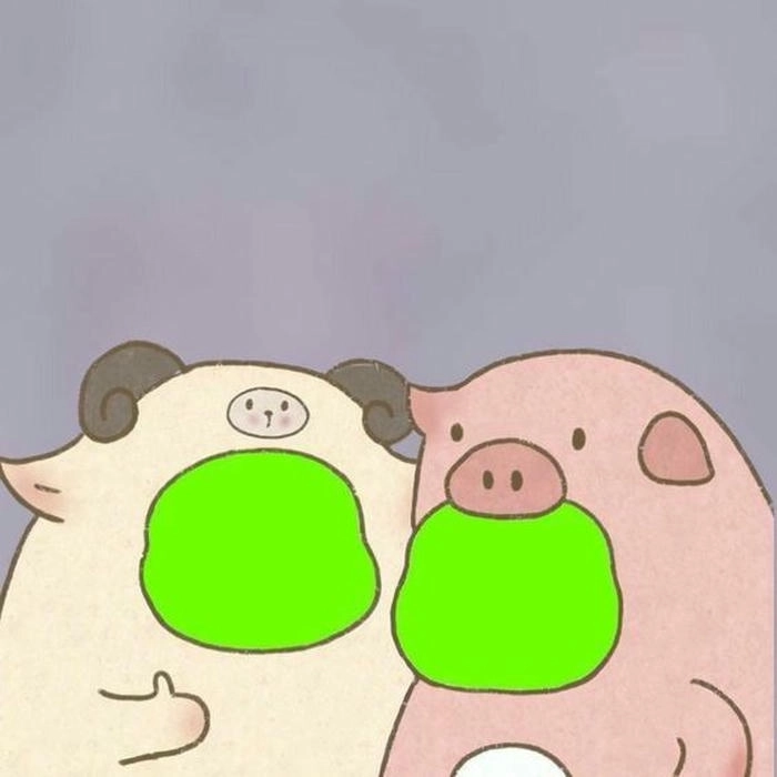 Ảnh ghép mặt cute 2 người cực vui nhộn