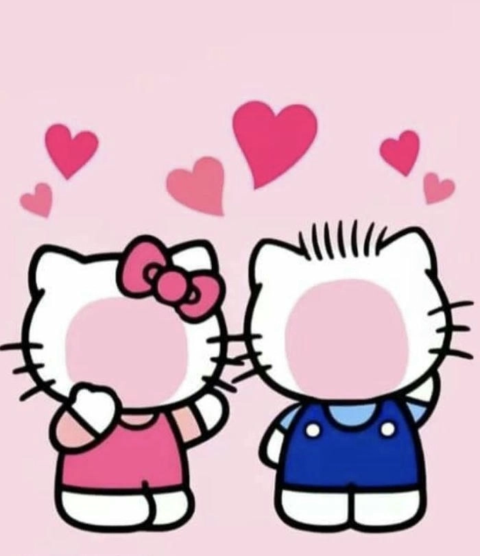 Ảnh ghép mặt cute 2 người lưu giữ kỷ niệm đẹp