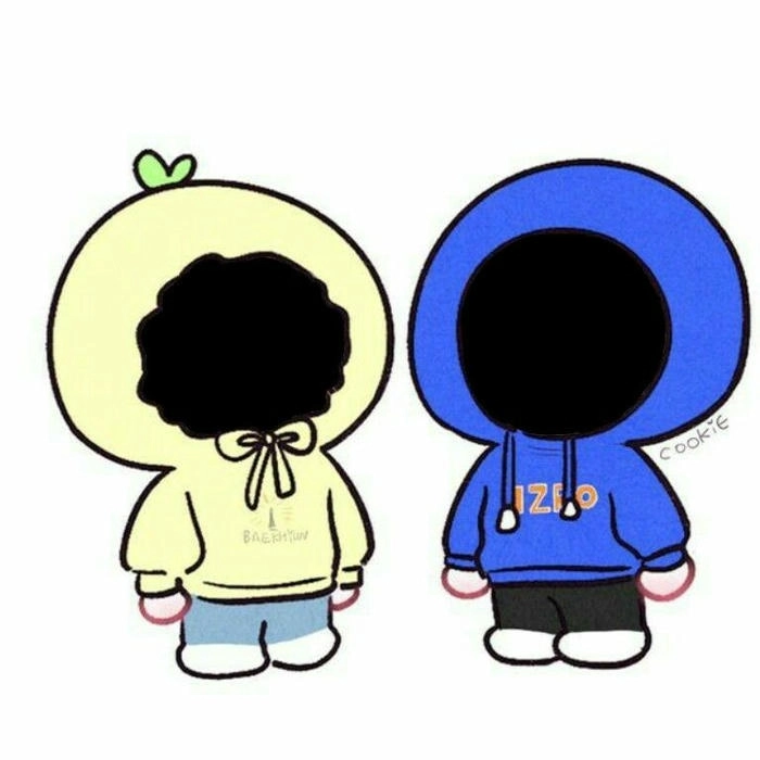 Ảnh ghép mặt cute 2 người tạo khoảnh khắc ngọt ngào