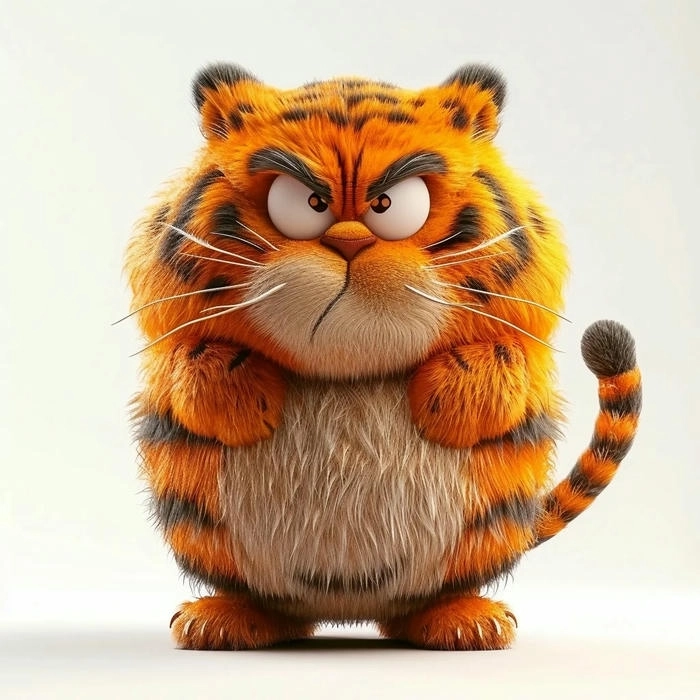 Ảnh hổ béo cute đáng yêu hết nấc