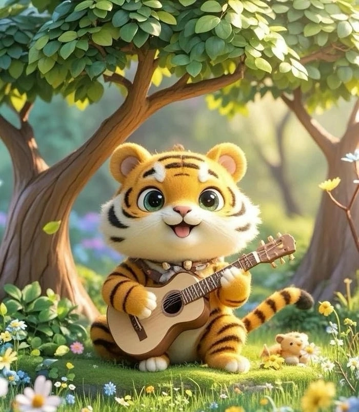 Ảnh hổ béo cute ngọt ngào đáng yêu