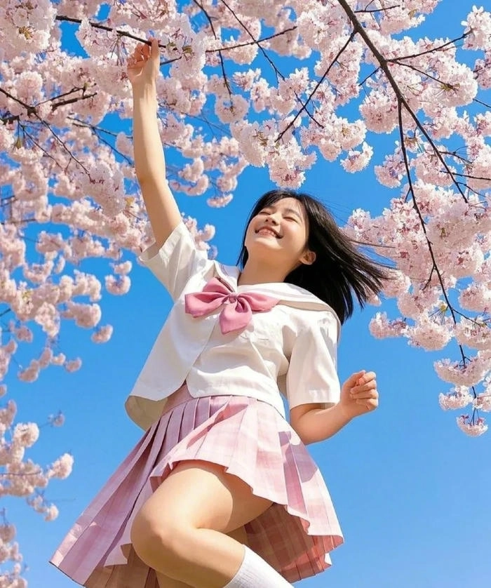 Ảnh hoa anh đào cute lung linh