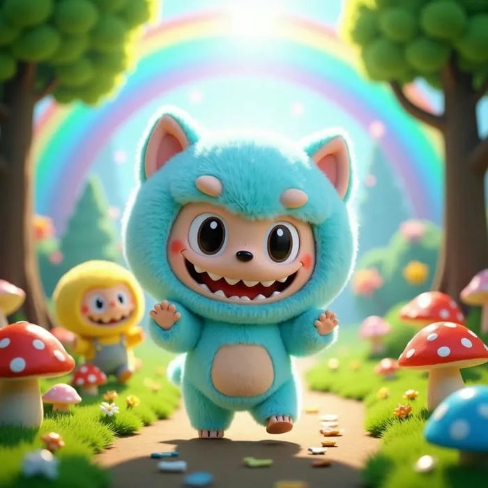 Ảnh hoạt hình 3D cute sắc nét