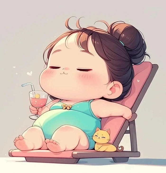 Ảnh mập ú ngộ nghĩnh vui vẻ